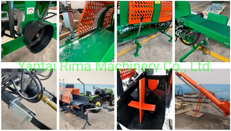 2021 Rima 20ton New CE Gasoline Firewood Processor / Log Splitter / Wood Cutter